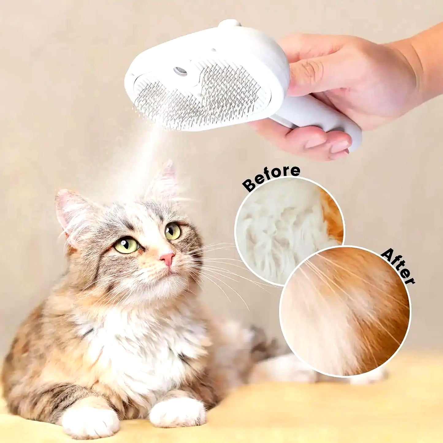 PawMist™ - Pet Grooming Comb