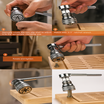 Grip All: Multi-Function Universal Socket Wrench